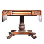 Regency rosewood sofa table