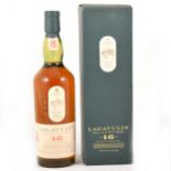 Lagavulin, 16 year old, single Islay malt Scotch whisky, White Horse bottling