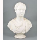 Minton Parian bust, Albert Edward, Prince of Wales
