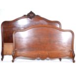 French mahogany double bedstead