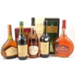 Assorted Cognac , Armagnac, and Calvados