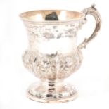 William IV silver presentation mug, Barnards, London 1835