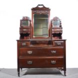 Victorian mahogany dressing table.