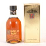 Highland Park, 12 year old, single Islay malt Scotch whisky, early 1980s bottling