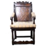 Oak wainscot chair