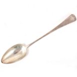 A George III silver basting spoon, William Sumner, London 1798