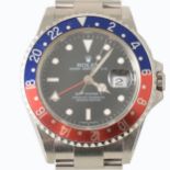 Rolex - A gentleman's GMT Master II Pepsi bezel.