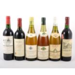 Nine bottles of assorted French table wines