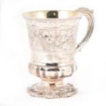 George III silver mug,