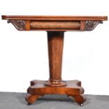 Victorian mahogany tea table