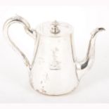 Victorian silver coffee pot, John Hunt & Robert Roskell, London 1866