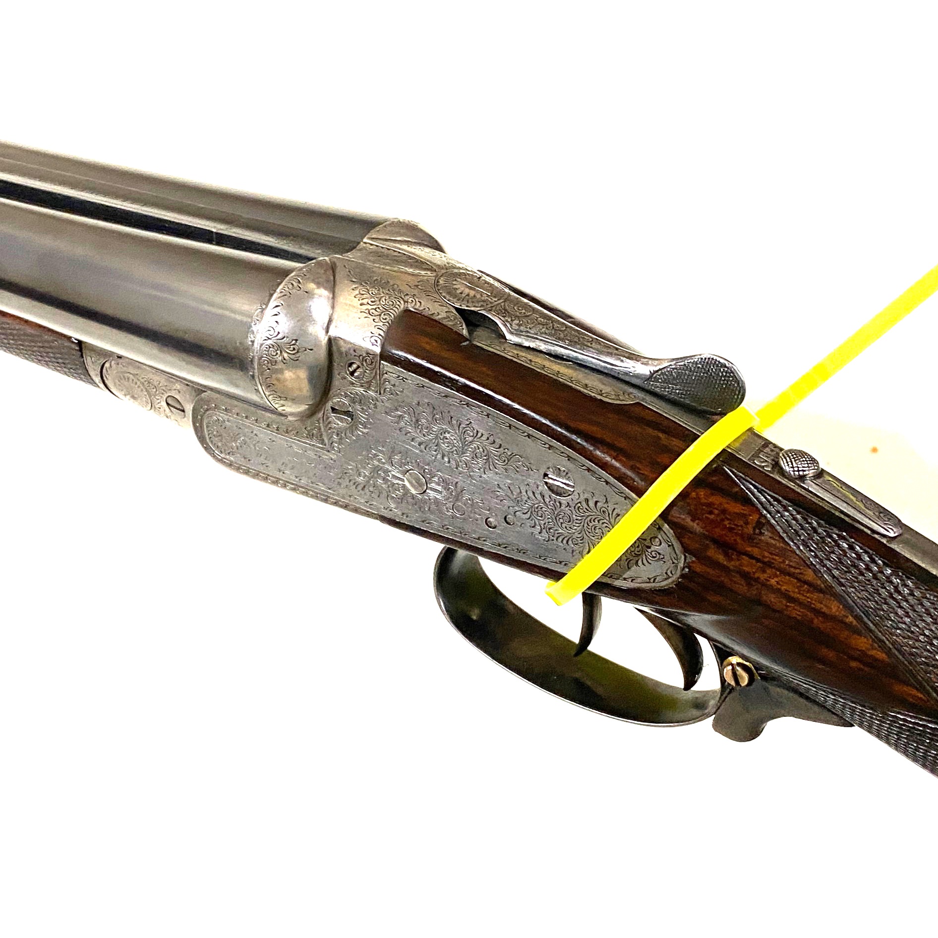 Clarke & Clarke 12 bore double barrel side-by-side shot gun, - Image 3 of 4