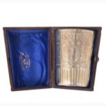 Victorian silver presentation beaker, Andrew Crespel & Thomas Parker, London 1866