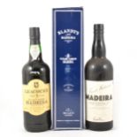 Three bottles of Madeira