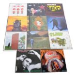 Eleven LP vinyl records; including Andy Warhol's Velvet Underground Featuring Nico