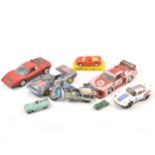 Scalextric slot-car racing and models; including C288 Porsche with lights, boxed etc.