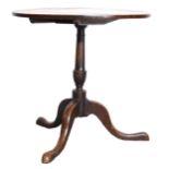 Victorian oak tripod table