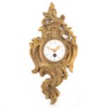 French ormolu wall clock