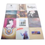 Approx ninety-one LP vinyl records; including Pink Floyd, The Who, Depeche Mode, Japan etc