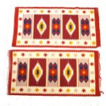 Pair of modern Kilim rugs