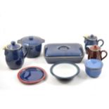 A large quantity of Denby stoneware dinnerware, to include Cottage Blue items