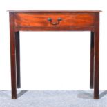 Georgian mahogany side table