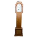 Mixed wood longcase clock