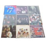The Rolling Stones; nine LP vinyl records