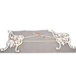 Cast iron garden bench frame