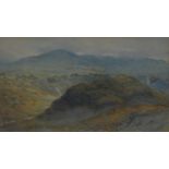 William Gershom Collingwood, Coniston - Old man & The Bell, watercolour