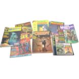 Horror and Science fiction comics and books; one box including Vulcan Comic no.1 September 1975