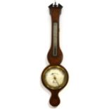 Victorian mahogany barometer