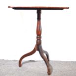 Victorian mahogany tripod table.