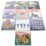 Nine vinyl LP records; including Incense and Peppermints - The Strawberry Alarm Clock