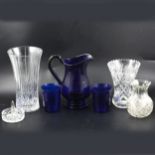 Three boxes of glass ware