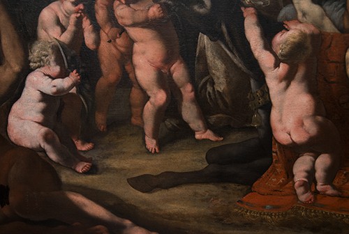 BACCANALE CON SILENO EBBRO E PUTTI, 1640-1645 CA. - Image 8 of 16