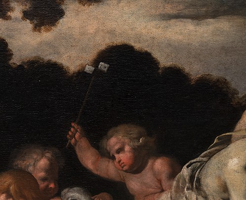 BACCANALE CON SILENO EBBRO E PUTTI, 1640-1645 CA. - Image 7 of 16
