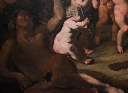 BACCANALE CON SILENO EBBRO E PUTTI, 1640-1645 CA. - Image 4 of 16