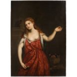 GIOVANE DONNA CON SCIMMIETTA. ALLEGOIA DEL DESIDERIO AMOROSO