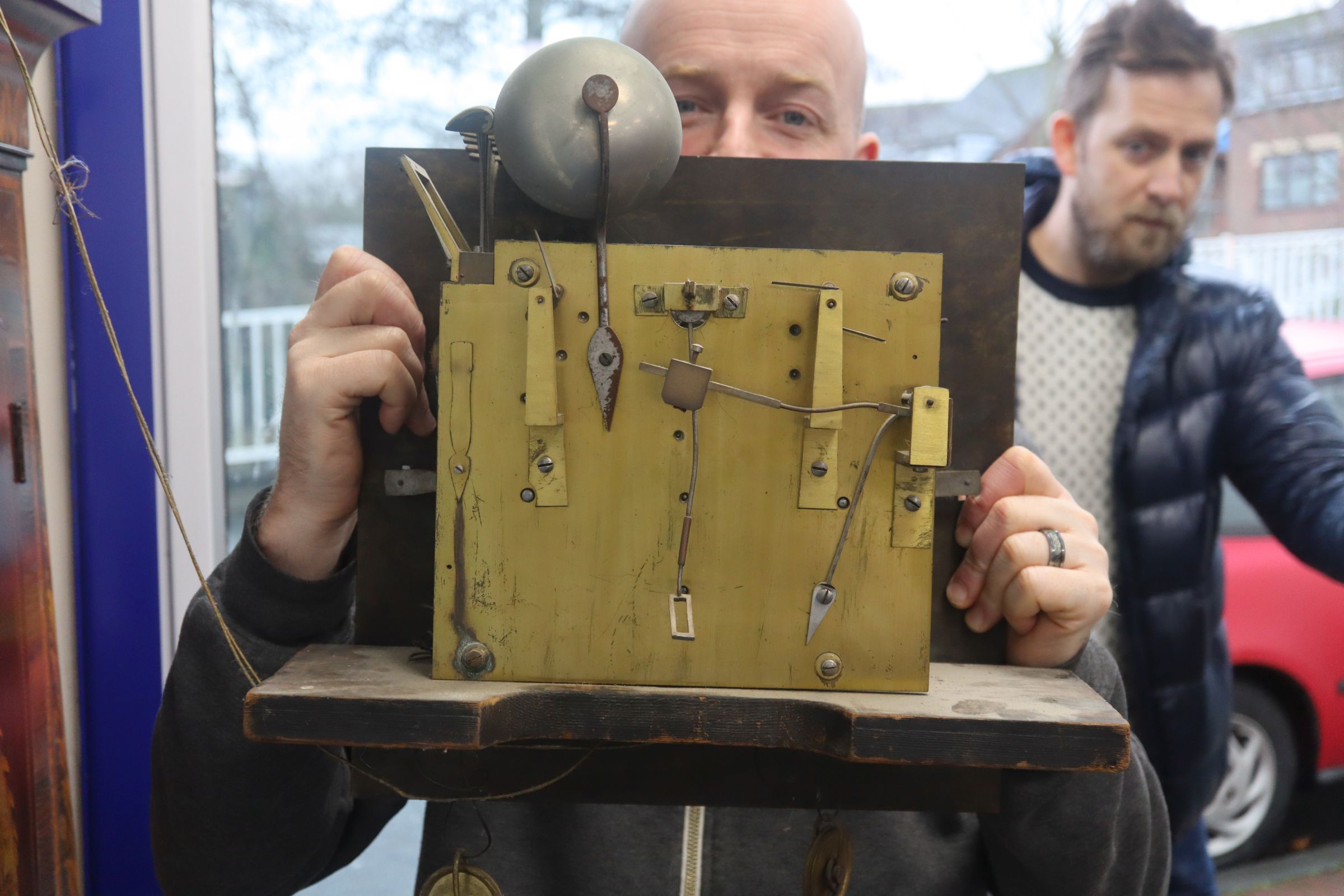 Richard Midgley. A George III later cased chiming eight day longcase clock, with signed 12 inch - Image 3 of 5