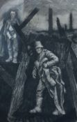 Gerald R. Jarman (British, 1930-2014)pencil and compressed charcoal on paperWW1 Series; 'Death and