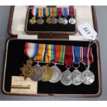 A WW1/WW2 medal group of seven to Major W. L. Greenlees, Scots Guards Special Reserve battalion