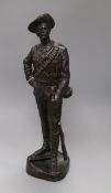 Boer War/Jameson Raid interest: A bronze figure of Leander Starr Jameson, inscribed Transvaal