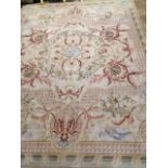 An Aubusson style tapestry wall hanging 308 x 237cm