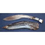 A kukri, presented c.1945 length 43cm