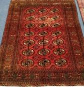 A Baluchi red ground rug 150 x 120cm