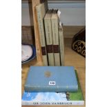 Campbell, Colin and Others - Vitruvius Britannicus, three facsimile volumes (of 4), quarto, cloth,