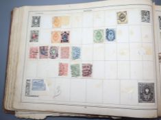 A quantity of world stamps, mounted and loose