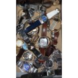 A quantity of assorted gentleman's and lady's wrist watches, including Seiko, Tissot, Poljot,