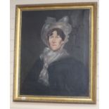 Victorian School, oil on canvas, Portrait of a lady, 75 x 62cm